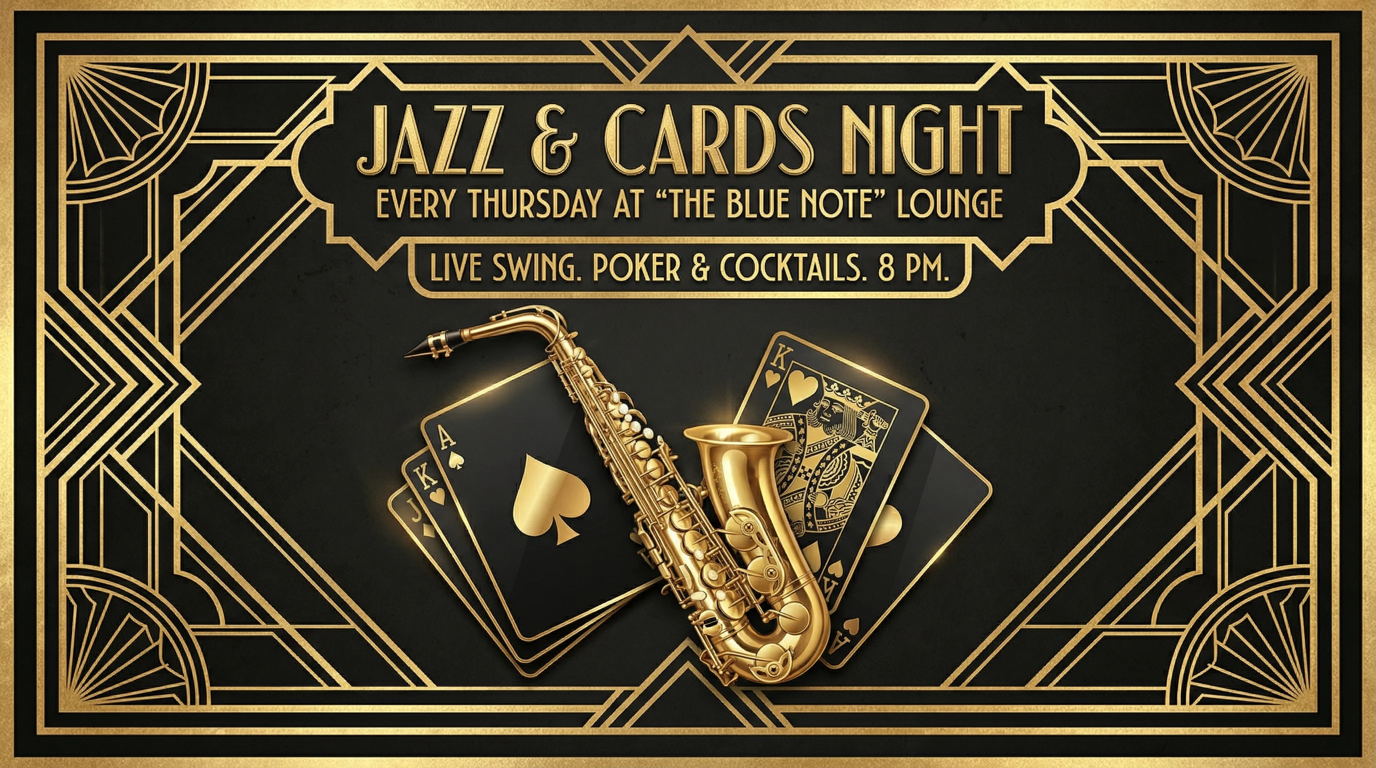 财神棋牌 App界面展示 - Art Deco风格移动应用